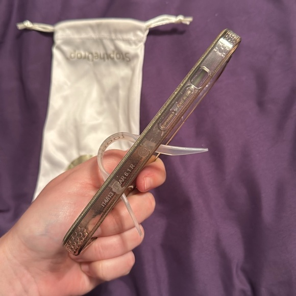 Loopy Case IPhone 14 Champagne Sparkle Righty - Picture 3 of 3